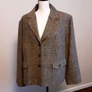 Cimarron Collection Jacket, Size 20 Women's Tweed